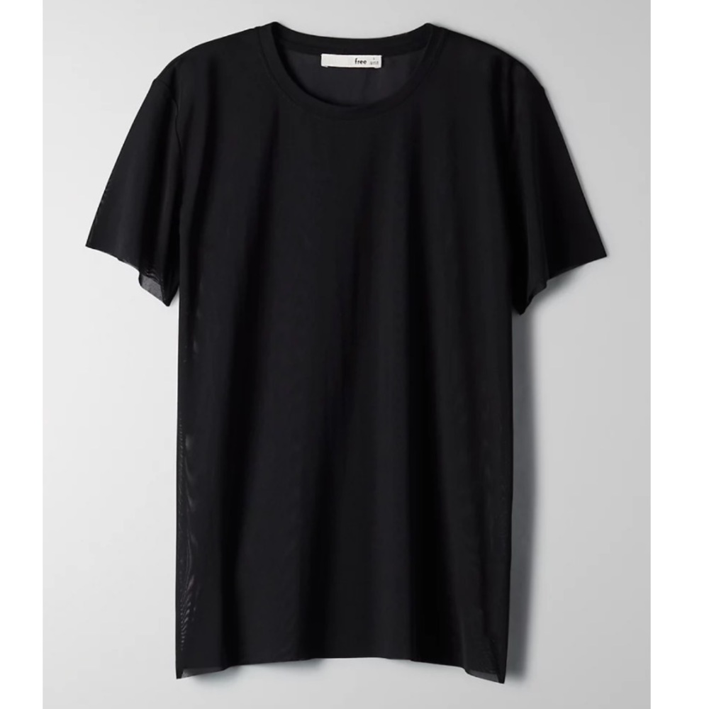 Wilfred Free Jamilla T-Shirt Aritzia MESH/SEE-THROUGH